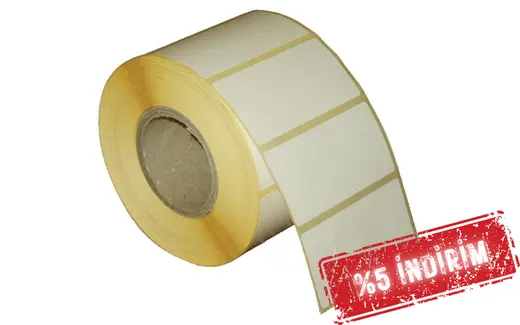 Termal Etiket 60mm X 30mm 1li görseli 1