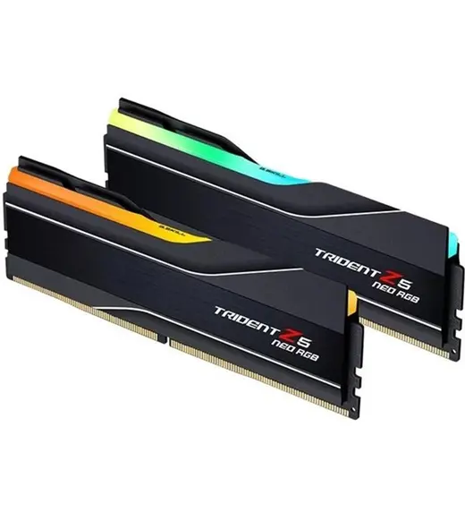 GSKILL 64gb (2X 32GB) DDR5 6000MHZ CL26 RGB DUAL KIT PC RAM / TZ5 NEO RGB F5-6000J2636H32GX2-TZ5NR görseli 1