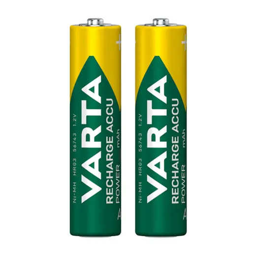VARTA NI-MH 1.2 VOLT - 800 MAH HR03 AAA ŞARJLI 2Lİ İNCE KALEM PİL alternatif görünüm