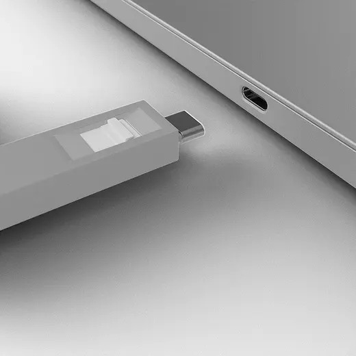 LINDY LIN-40427 USB C Port Blocker, 4pcs + Key, White görseli 3