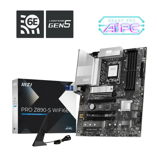 MSI PRO Z890-S WIFI6E DDR5 HDMI-DP TYPEC PCIE 5.0 1851p ATX görseli 8