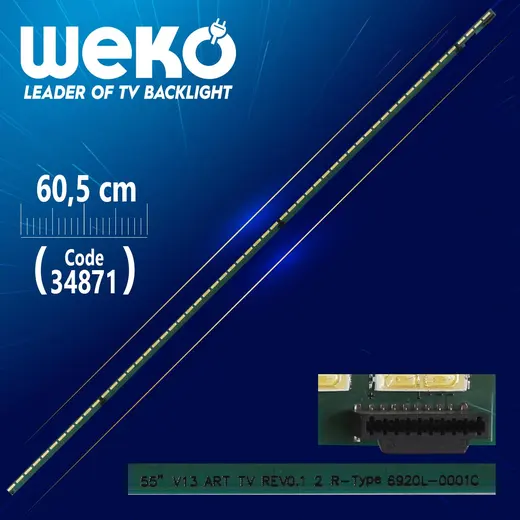 55 V13 ART TV REV0.1 2 R-TYPE 6920L-0001C - 60.5 CM 75 LEDLİ - (WK-207)