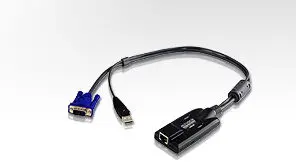 ATEN ATEN-KA7170 USB KVM Adaptörü (CPU Modül), KVM Kablosunun PC'nin USB portuna Bağlanması İçin Adaptör