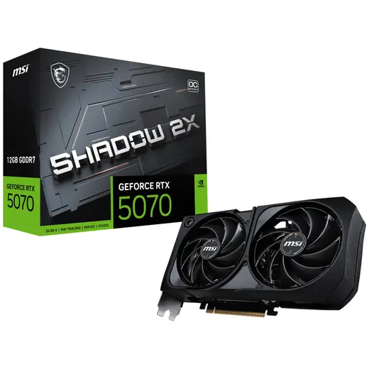 MSI VGA GEFORCE RTX 5070 12G SHADOW 2X OC 12GB GDRR7 192B DX12