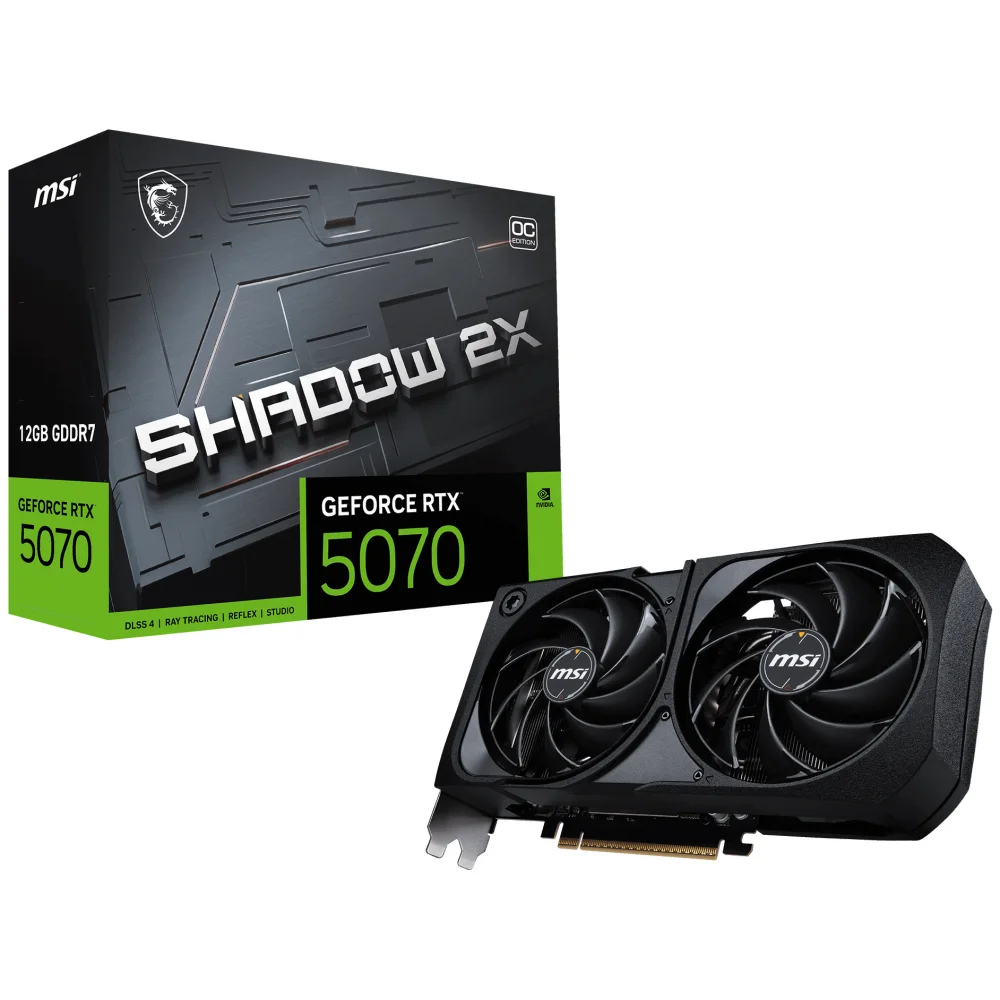 MSI VGA GEFORCE RTX 5070 12G SHADOW 2X OC 12GB GDRR7 192B DX12