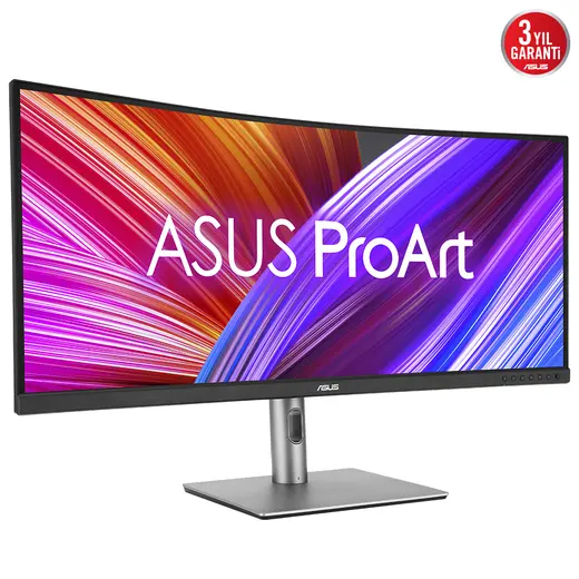 ASUS 34" IPS PROART PA34VCNV 5MS 60HZ HDMI-DP TYPEC RJ45 kavisli Grafik Çizim Monitörü 3440x1440 / 90LM04A0-B02370 görseli 7