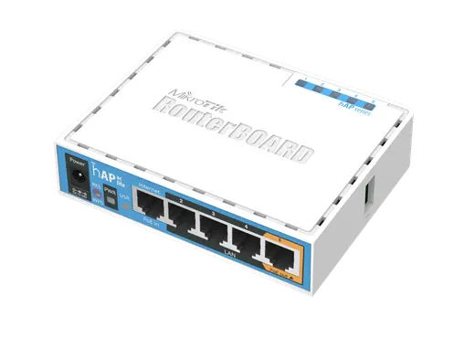 Mikrotik RB952Ui-5ac2nD HAP AC Lite, 5xLAN, L4 , 2.4+5 Ghz Ap / Router / Firewall / Hotspot