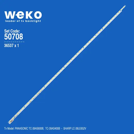WKSET-5708 36537X1 V390HJ1-LE6-TREM1 1 ADET LED BAR (48LED)