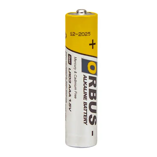 ORBUS ORB-LR03 AAA ALKALİN İNCE KALEM PİL (60LI PAKET) alternatif görünüm