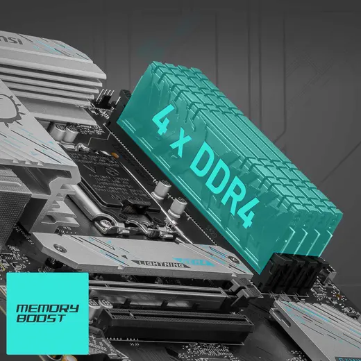 MSI B760 GAMING PLUS DDR4 WIFI-6E HDMI DP PCIE 4.0 1700p ATX görseli 5