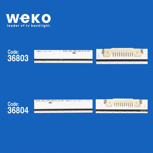 WKSET-5997 36803X2 36804X2 VH80M-650SMA/B 4 ADET LED BAR (52LED) alternatif görünüm