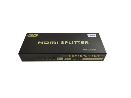 BEEK BS-VSP-HA04 4 Port Ultra 4K HDMI Video Çoklayıcı, 4096 x 2160 piksel çözünürlük, HDMI 1.4, HDCP 1.4 (BS-104) alternatif görünüm