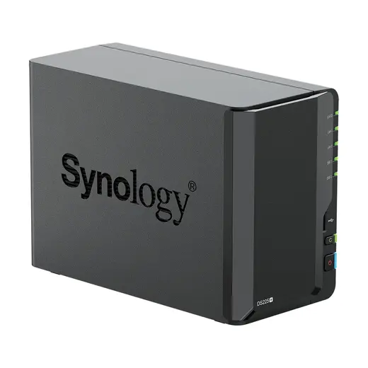 SYNOLOGY 2diskli Celeron QC-2GB RAM-2.5GbE Nas Server DS225 PLUS görseli 1