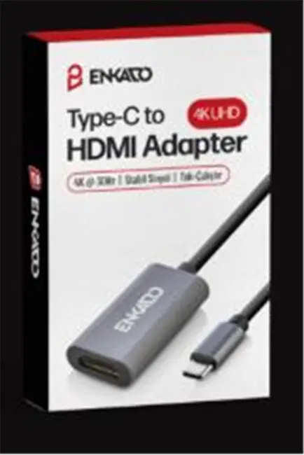 ENKADO EKD-TP41 TYPE-C TO HDMI 4K-2K 30HZ ADAPTÖR alternatif görünüm
