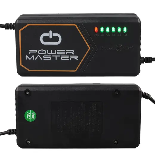 POWERMASTER PM-31125 72 VOLT - 20 AMPER ELEKTRİKLİ BİSİKLET ŞARJ CİHAZI alternatif görünüm