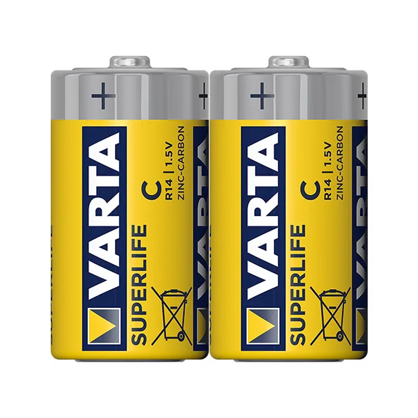 VARTA SUPERLIFE ÇİNKO ORTA BOY C PİL (24LÜ PAKET FİYAT)