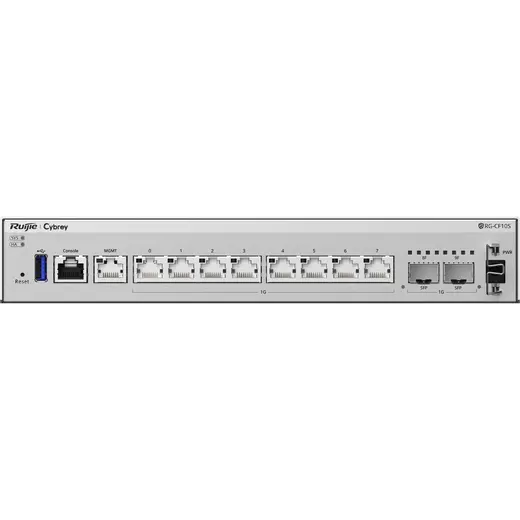 RUIJIE REYEE CYBREY RG-CF10S 8x 10/100/1000 +2x 1GE SFP FIREWALL + 12 AY LISANS alternatif görünüm