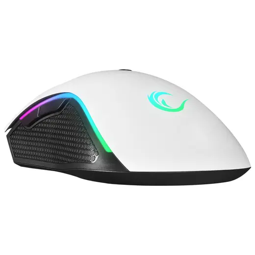 Rampage SMX-R44 V2 Makrolu RGB Ledli Kablolu Beyaz Gaming Oyuncu Mouse görseli 6