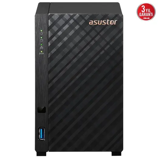 ASUSTOR 2diskli Realtek QC-1GB RAM-Gigabit Nas Server AS1102TL görseli 6