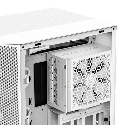 NZXT 1000W 80+GOLD C1000 PA-0G2BW-EU Tam Modüler Power Supply Beyaz görseli 1