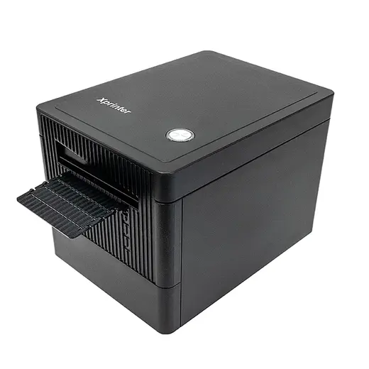 XPRINTER 203dpi XP-Q303F 80mm Direkt Termal Linerless Yapışkanlı Etiket ve Fiş Yazıcı görseli 4