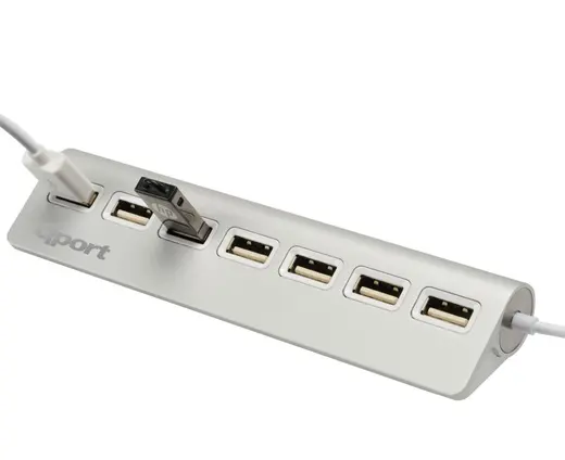 QPORT Q-UC207 7 PORT METAL USB ÇOKLAYICI alternatif görünüm