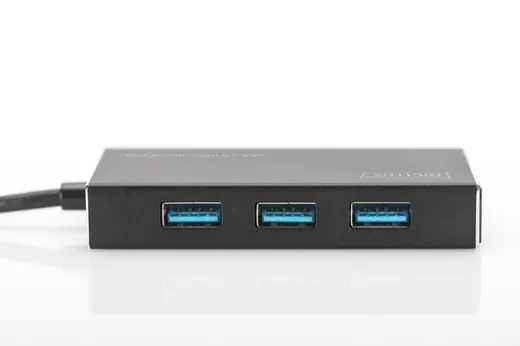 Digitus USB 3.0 Çoklayıcı Alüminyum (4 Port) alternatif görünüm