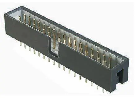 DIGITUS AWHW 14G-0202-LC PCB Konnektör 14 Pin Erkek Kilitsiz Düz, Siyah Renk, Header, 14 contacts, straight