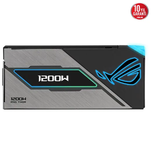 ASUS 1200W 80+ PLATINUM ROG THOR 1200P3 Tam Modüler Power Supply görseli 8