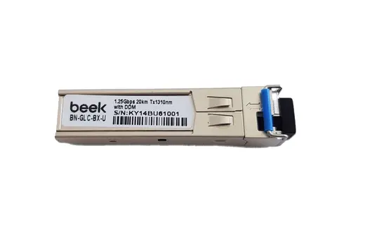 BEEK BN-GLC-BX-U 1.25Gbps 20km 1310-nm TX/1490-nm, Cisco, Extreme, NORTEL, ZTE, Huawei, Alcatel, ZyXEL, Netgear, AVAYA