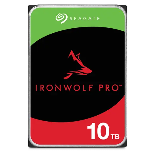 SEAGATE IRONWOLF PRO 10 TB 7200RPM 256MB SATA3 550TB/Y RV NAS (ST10000NT001)