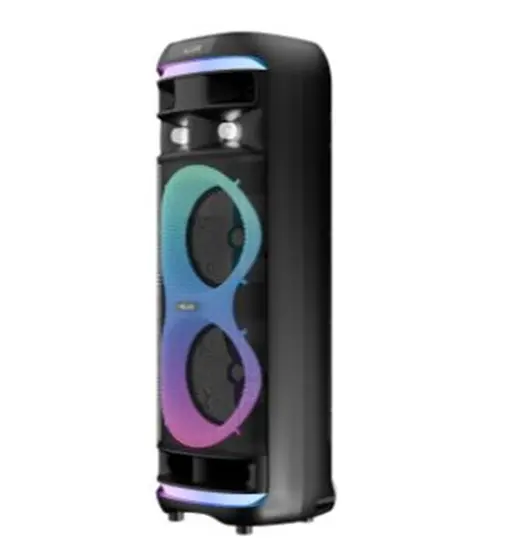 Mikado MD-64BT 60W 1 Adet Kablosuz Mikrofonlu USB+TF+TWS+AUX+BT Destekli Siyah Ses Sistemi görseli 1