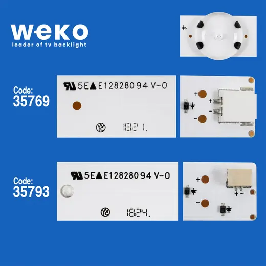 WKSET-5228 35769X5 35793X5 LG INNOTEK FBC 60INCH_D_SERİSE 10 ADET LED BAR alternatif görünüm