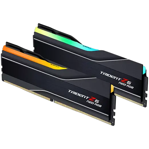 GSKILL 96GB (2X 48GB) DDR5 6400MHZ CL28 RGB DUAL KIT PC RAM / TRIDENT Z5 NEO F5-6000J2836F48GX2-TZ5NR görseli 1