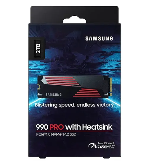 Samsung 990 Pro 2TB M.2 NVMe 7450-6900 Soğutuculu görseli 3