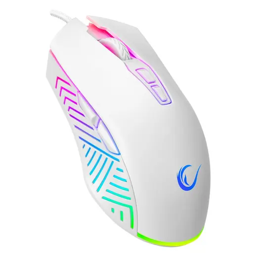 Rampage SMX-G68 SPEAR V2 FULL RGB 12800 DPI Beyaz 7D Makrolu Gaming Oyuncu Mouse alternatif görünüm