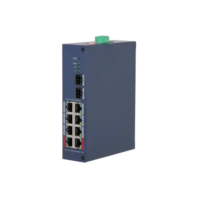 DAHUA 8port PoE 110w 2-SFP Gigabit Cloud Yönetilebilir Switch CHS4210-8GT-110 görseli 2