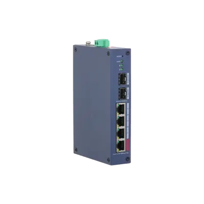 DAHUA 4port Poe 10/100 2xSFP Cloud Yönetilebilir Switch CHS4206-4ET-90 görseli 4