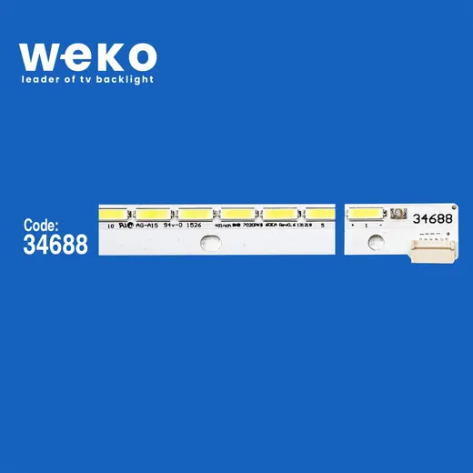 WKSET-6127 34688X1 40INCH SNB 7020PKG 60EA REV0.6 131219 1 ADET LED BAR (60LED) alternatif görünüm