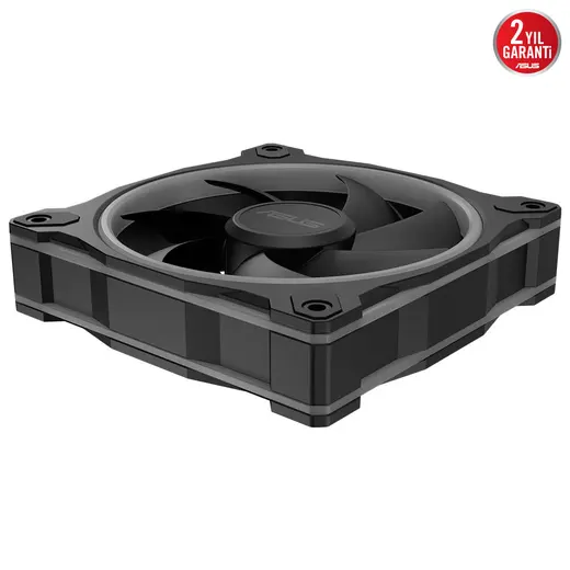 ASUS PRIME MR120 ARGB Black 120mm 1600RPM 58CFM PWM Aura Sync Kasa Fanı – 90DA00I0-B09000 görseli 1