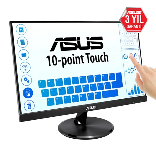 Asus 21.5" VT229H IPS MM Dokunmatik Monitör 5ms görseli 3
