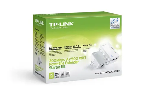 Tp-link TL-WPA4220KIT 300 Mbps Powerline Adaptör görseli 1