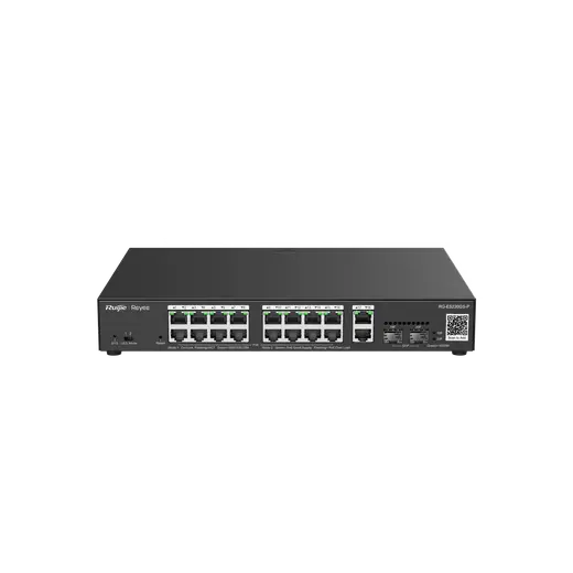 RUIJIE REYEE RG-ES220GS-P 20 PORT 10/100/1000 16xPOE 250W +2SFP YONETILEBILIR SW