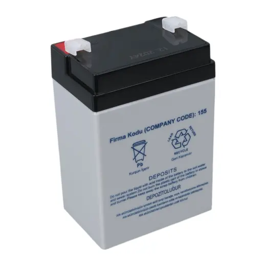 YOKOHAMA YH-46.0 4 VOLT - 6 AMPER KURU AKÜ (68 X 45 X 95 MM) alternatif görünüm