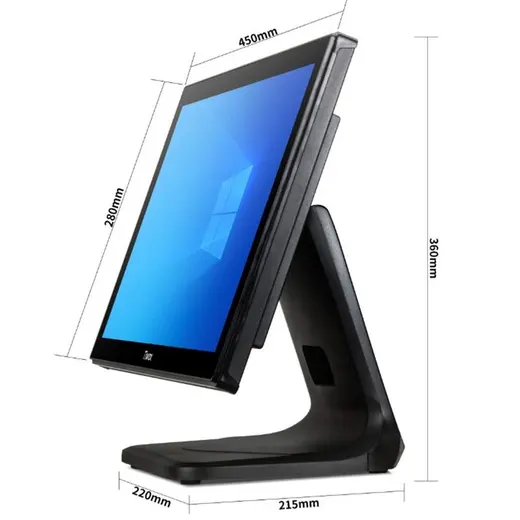 TIWOX TP-7610 18.5" I7 10.NESİL(10710) 128GB NWME SSD 8GB DDR4 RAM 1366X768 DOKUNMATİK POS PC alternatif görünüm