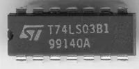 SCHUKAT 74LS03 QUAD NAND GATE 2-INPUT