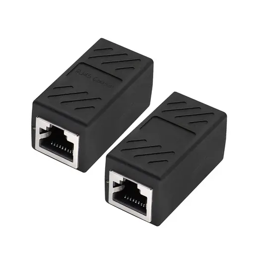POWERMASTER PM-24809 RJ45 TO RJ45 DİŞİ METAL ARA APARAT 1.KALİTE KAPLİN COUPLER alternatif görünüm
