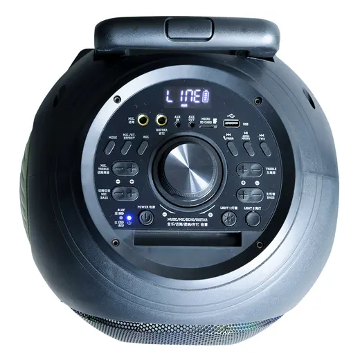 SHILE SL-2012 EL MİKROFONLU KUMANDALI USB+SD+BT SEYYAR ANFİ TAŞINABİLİR SPEAKER - HOPARLÖR alternatif görünüm