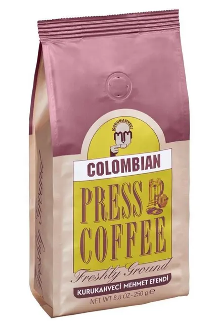 Mehmet Efendi 250GR Colombian Press Coffee ( Freshly Ground )