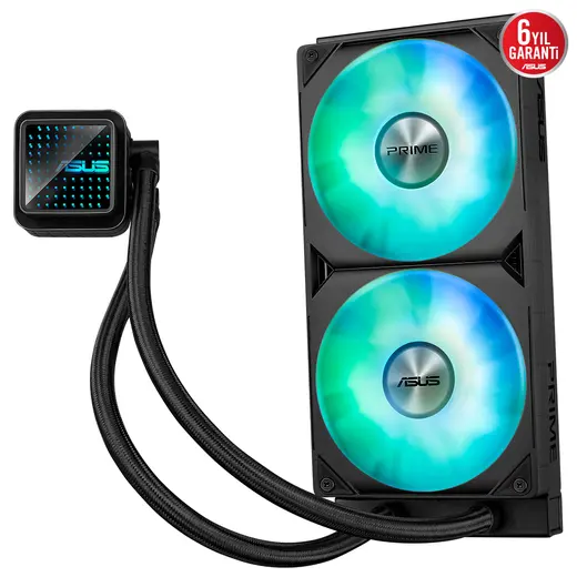 ASUS 240MM PRIME LC 240 ARGB AM5-1851p Sıvı Soğutmalı İşlemci Fanı / 90RC0111-B0EAY0 görseli 4